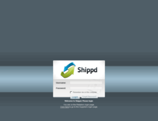 retailers.shippd.com screenshot