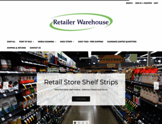 retailerwarehouse.com screenshot