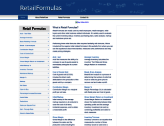 retailformulas.com.au screenshot