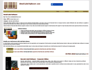 retaillabelsoftware.com screenshot
