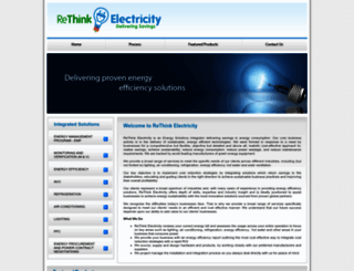 rethinkelectricity.com.au screenshot