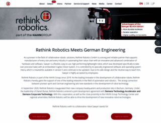 rethinkrobotics.com screenshot