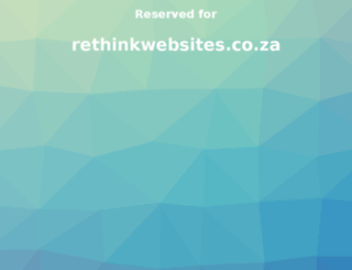 rethinkwebsites.co.za screenshot
