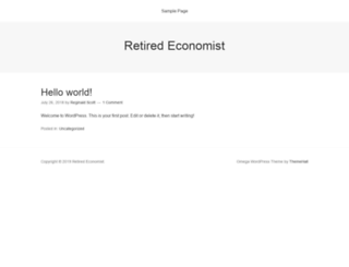 retiredeconomist.info screenshot