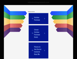 retireholidayisland.com screenshot