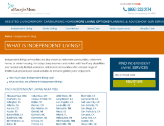 retirement-communities.aplaceformom.com screenshot