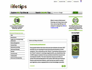retirementplanning.lifetips.com screenshot