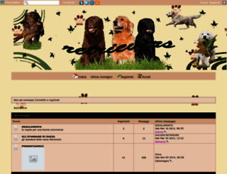 retrievers.forumattivo.com screenshot