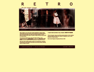 retro-clothes.com screenshot