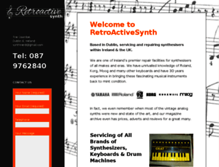 retroactivesynth.com screenshot