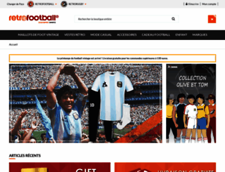 retrofootball.fr screenshot