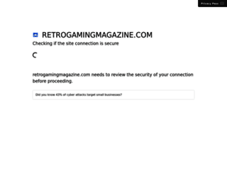 retrogamingmagazine.com screenshot