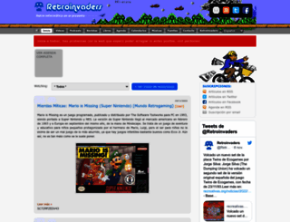 retroinvaders.com screenshot