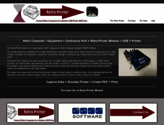 retroprinter.com screenshot