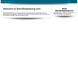 retroroleplaying.com screenshot