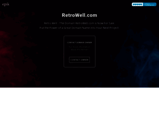retrowell.com screenshot