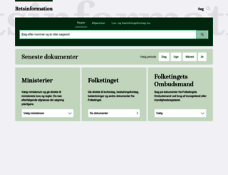 retsinformation.dk screenshot