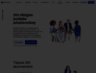 rettsdata.no screenshot