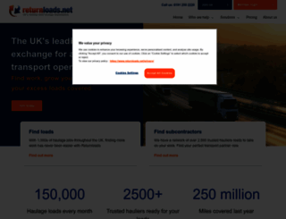 returnloads.net screenshot
