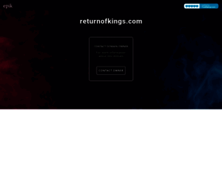returnofkings.com screenshot