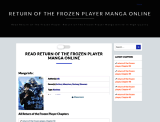 returnofthefrozenplayer.com screenshot