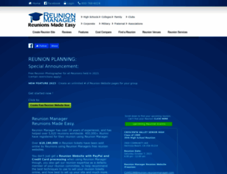 reunionmanager.net screenshot