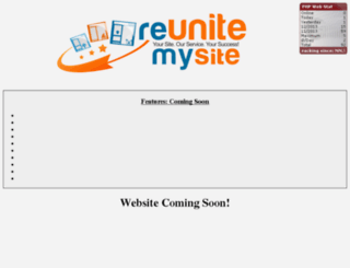 reunitemysite.com screenshot