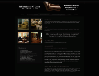 reupholsterynyc.com screenshot