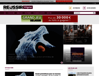 reussir-vigne.com screenshot
