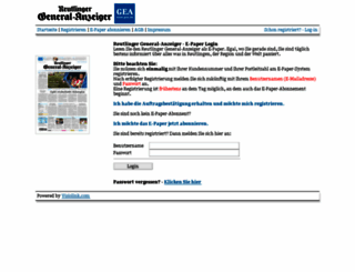 reutlinger.e-pages.dk screenshot