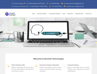 revanthtechnologies.com screenshot