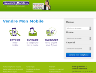 revente-mobile.com screenshot