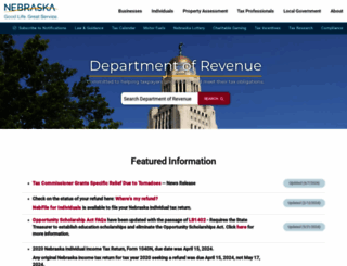 revenue.nebraska.gov screenshot