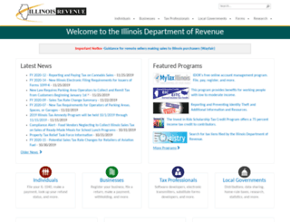 revenue.state.il.us screenshot