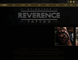 reverencetattoo.com.au screenshot