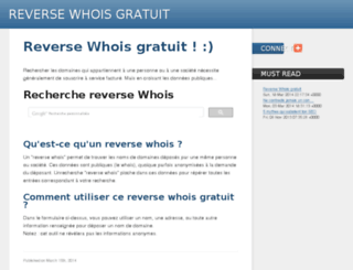 reverse-whois.org screenshot
