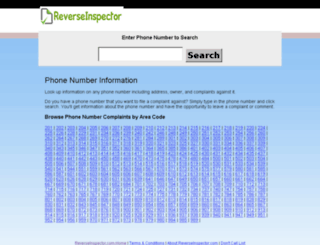 reverseinspector.com screenshot