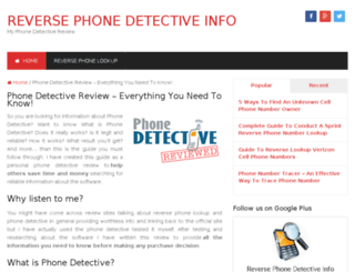 reversephonedetectiveinfo.com screenshot
