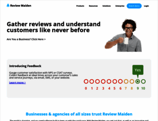 review-maiden.webflow.io screenshot