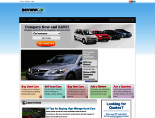 reviewcar.com screenshot