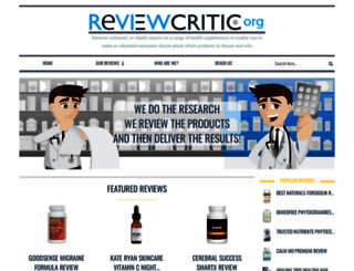 reviewcritic.org screenshot