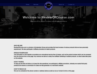 reviewofcourse.com screenshot