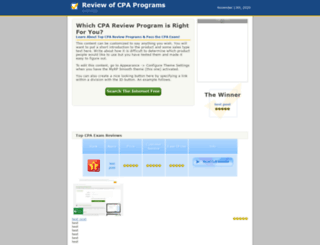 reviewofcpaprograms.com screenshot