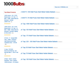 reviews.1000bulbs.com screenshot
