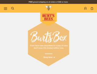 reviews.burtsbees.com screenshot