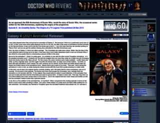 reviews.doctorwhonews.net screenshot