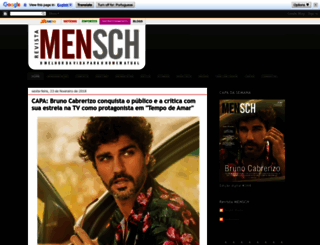 revista-mensch.blogspot.com.br screenshot