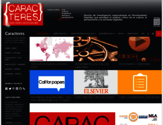 revistacaracteres.net screenshot