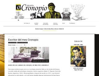 revistacronopio.com screenshot