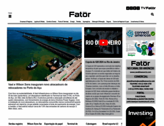 revistafatorbrasil.com.br screenshot